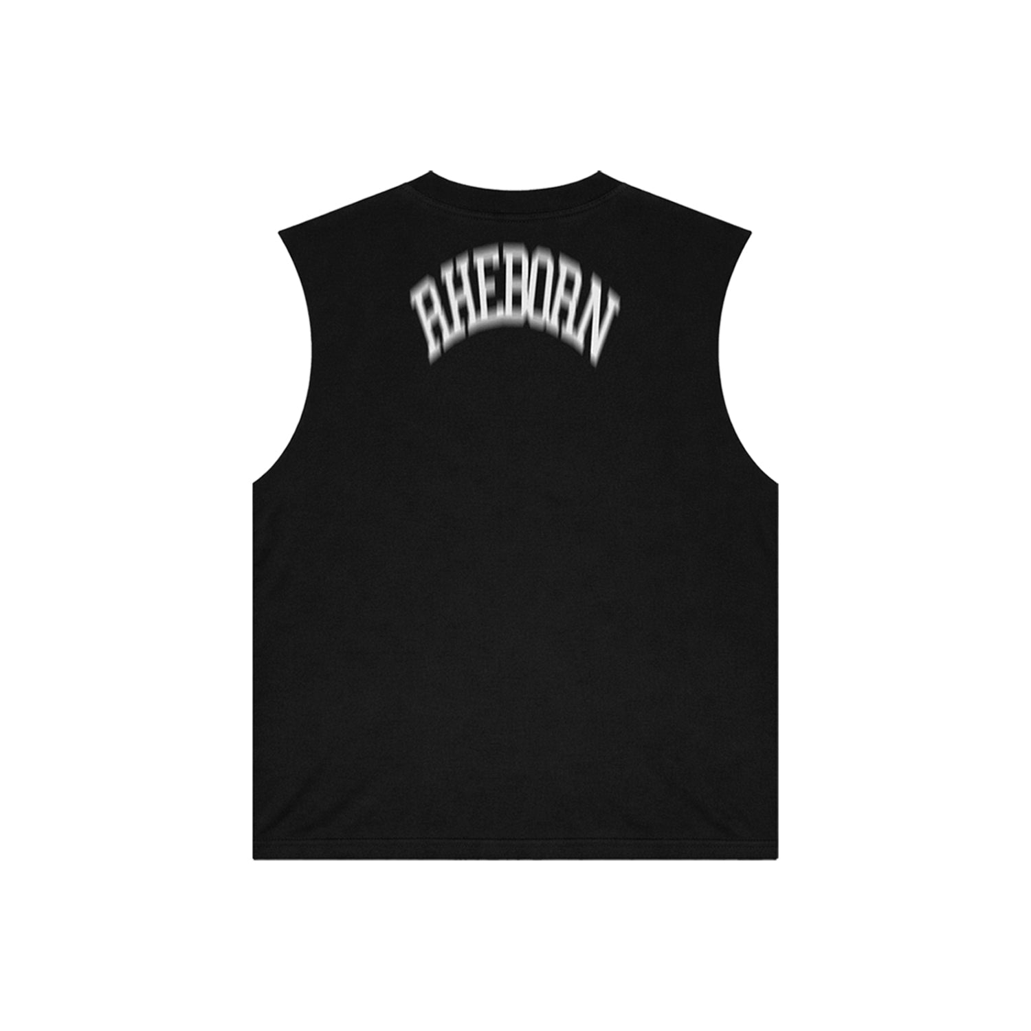 Blurry Forever Or Never Sleeveless Tee Black