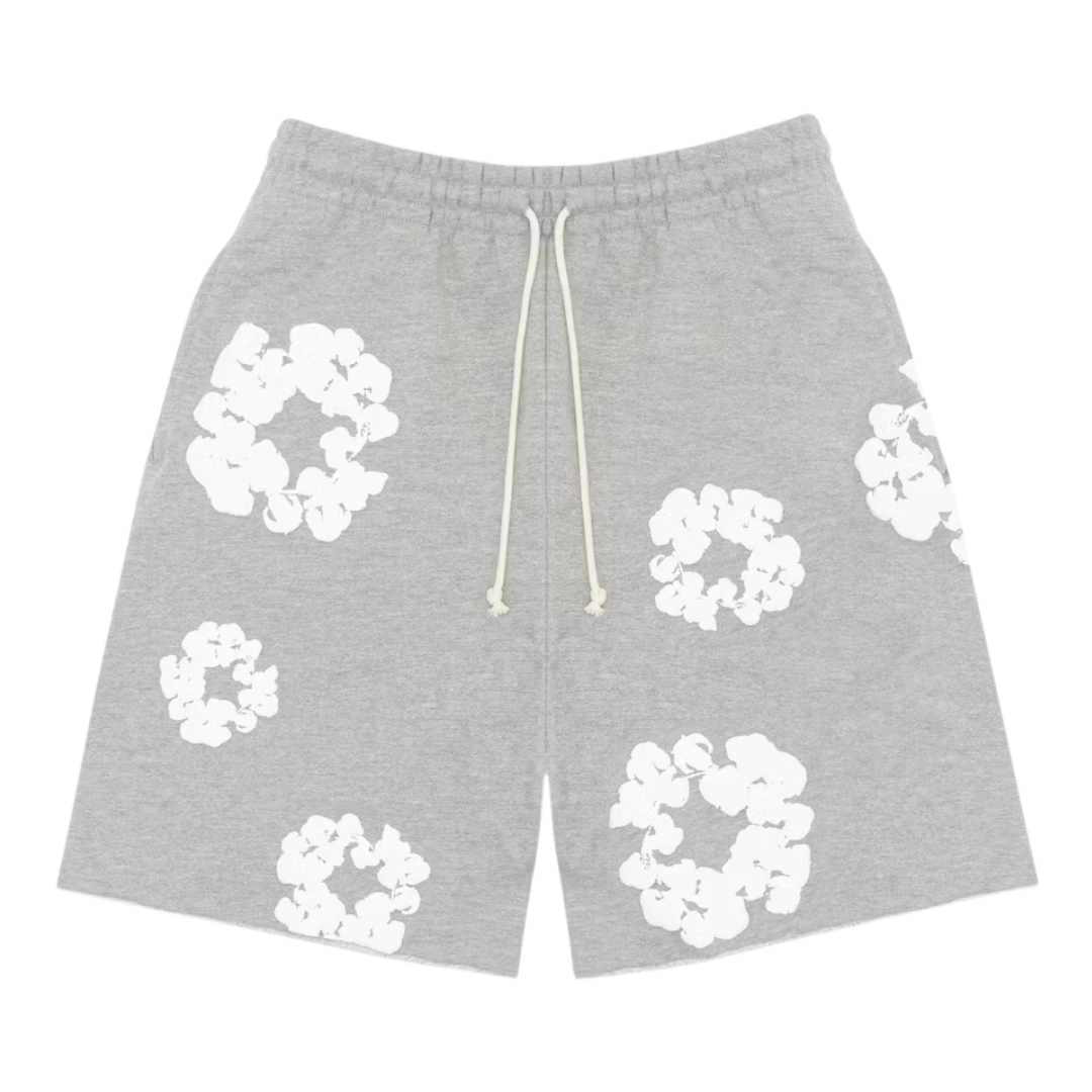 Denim Tears The Cotton Wreath Shorts Gray