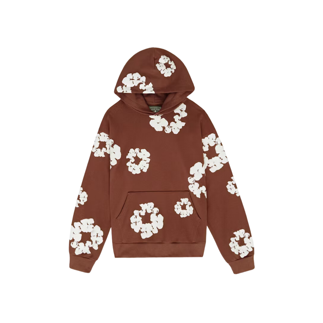 Denim Tears The Cotton Wreath Hoodie Brown