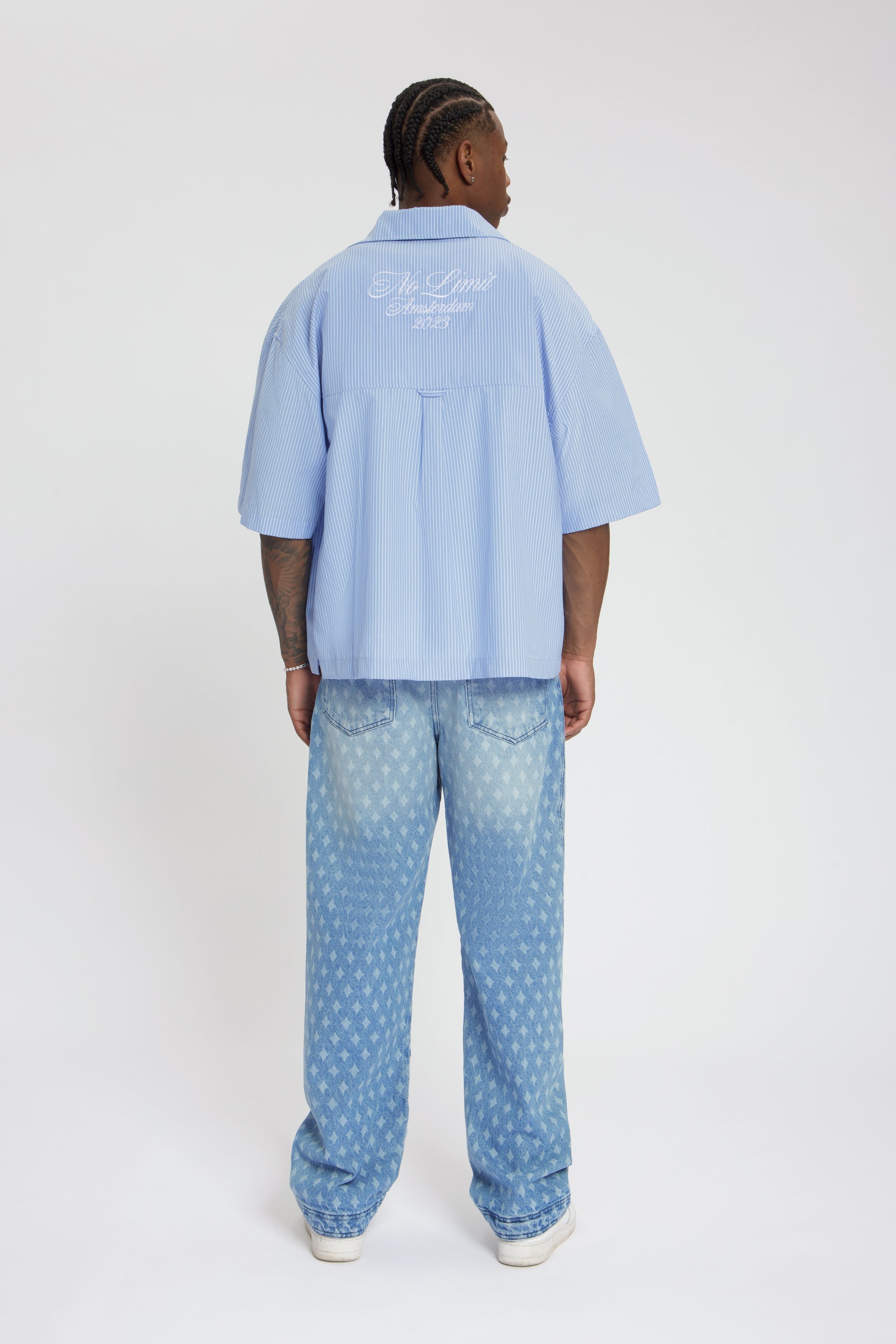 Nomogram Pants Denim Washed Blue