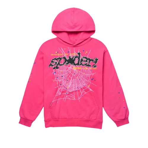 Sp5der P*nk V2 Hoodie Pink