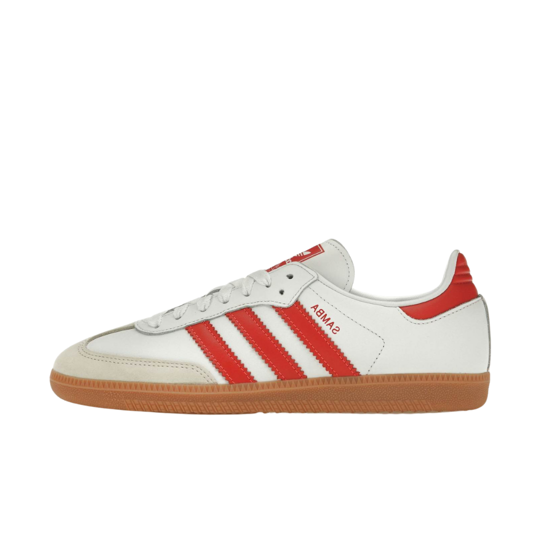 Adidas Samba OG White Solar Red Gum