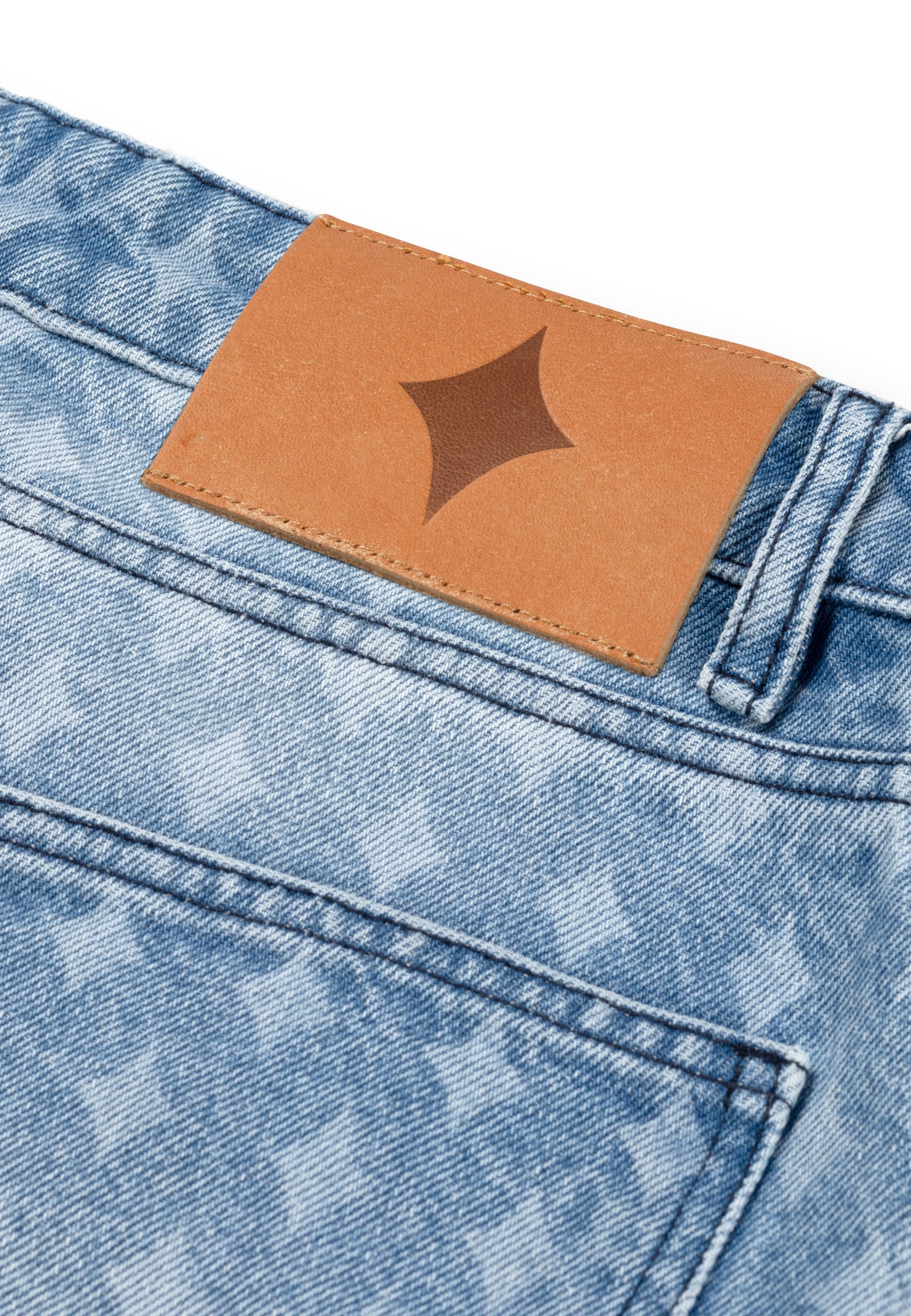 Nomogram Pants Denim Washed Blue