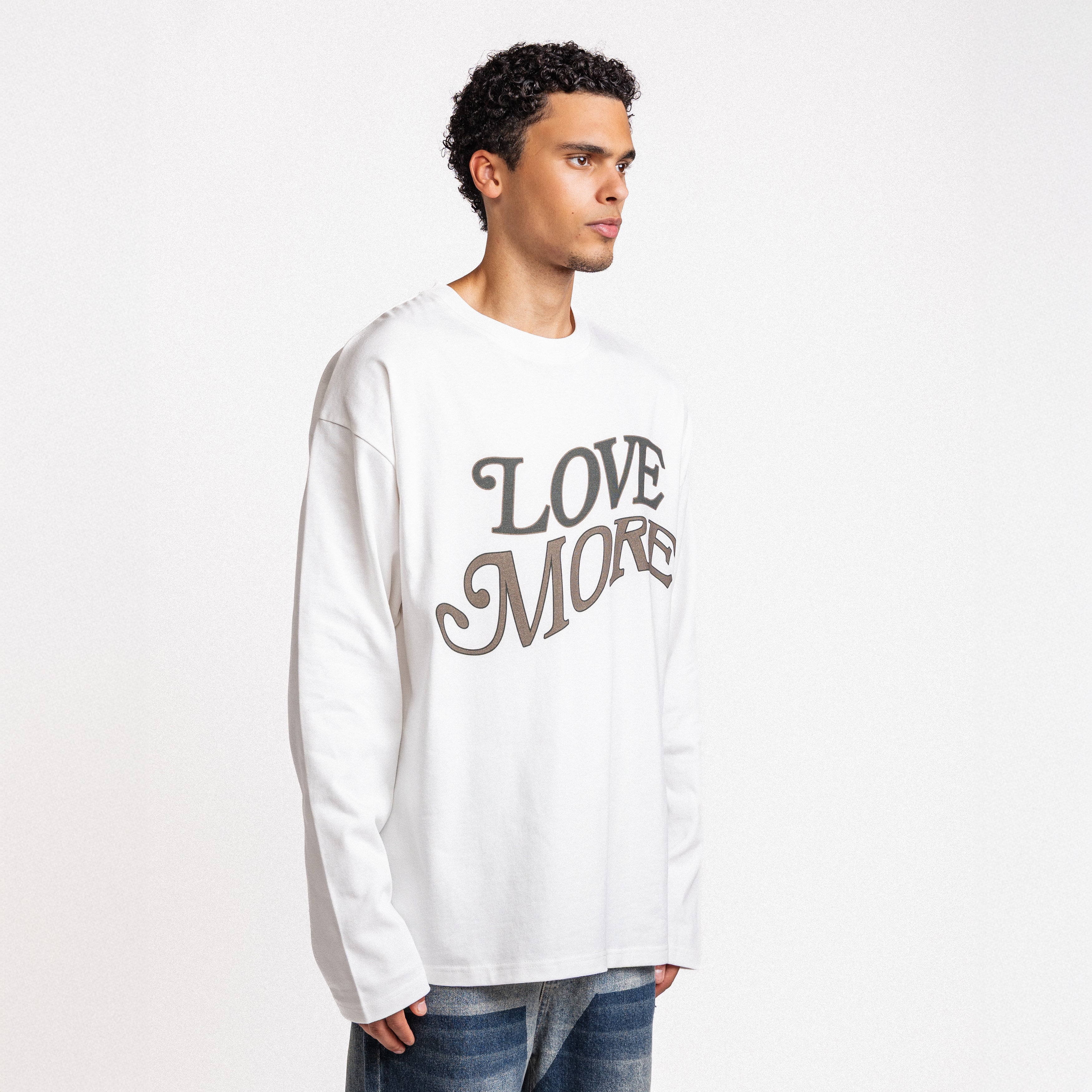 Love More Longsleeve White