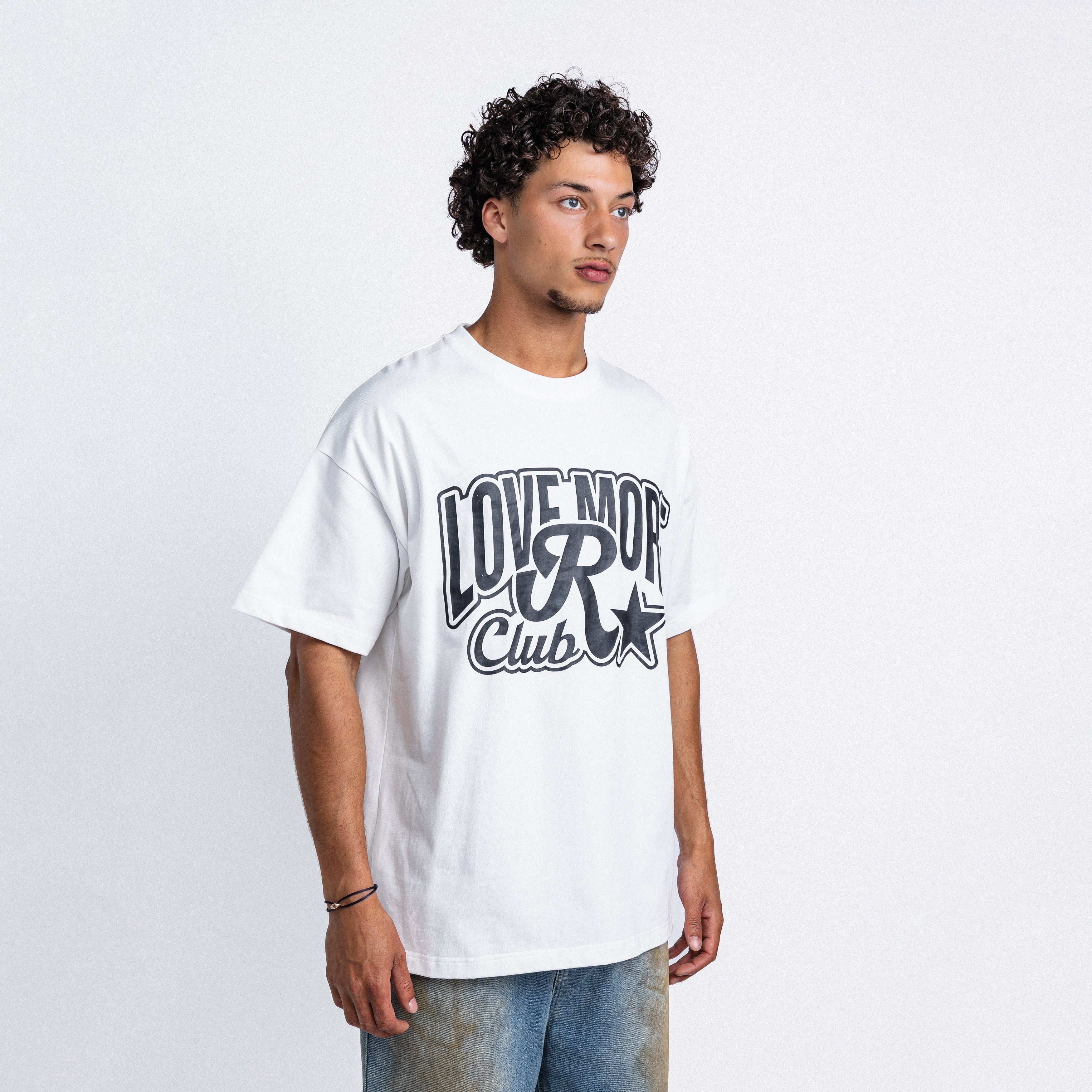Love More Club Tee White II