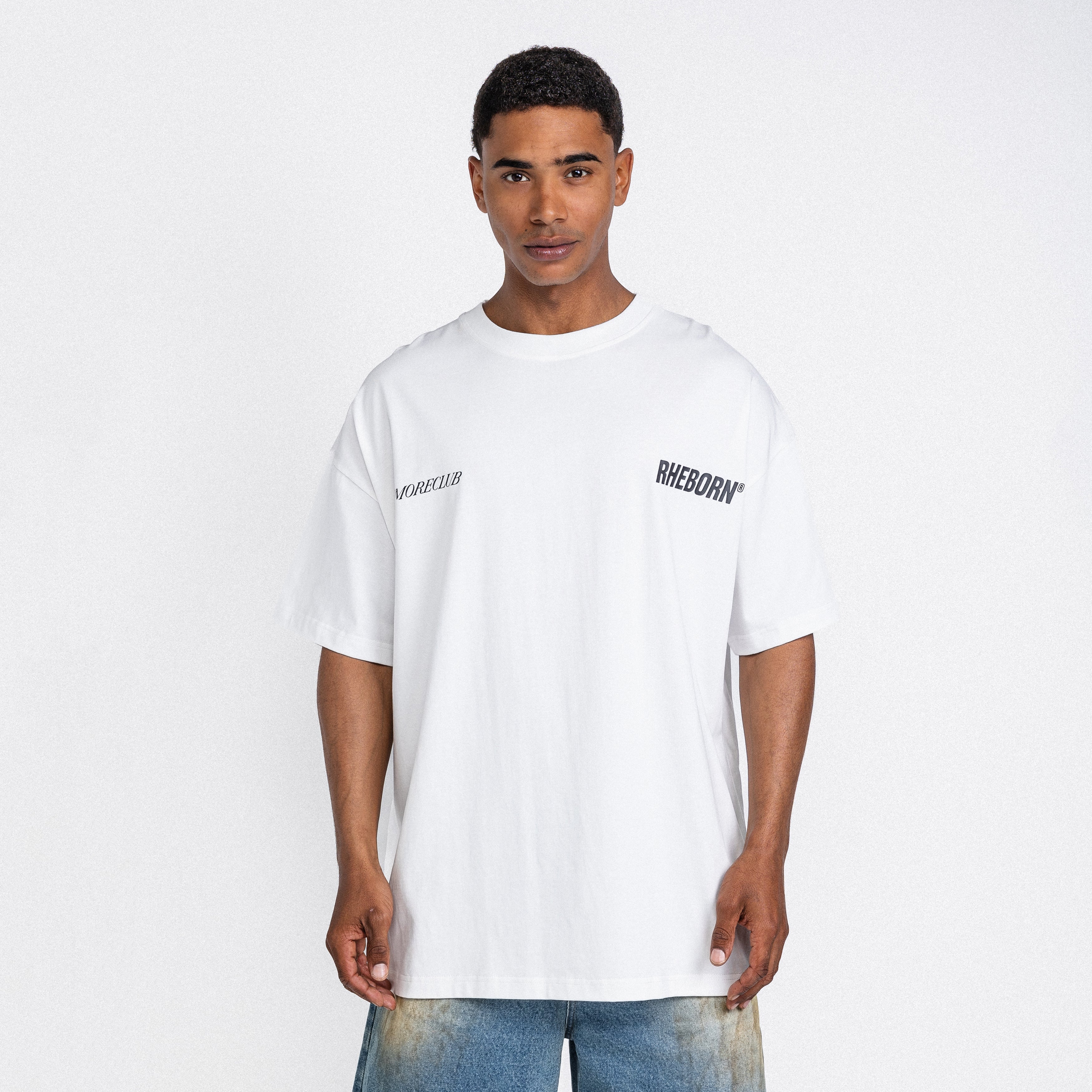 Love More Club Tee White