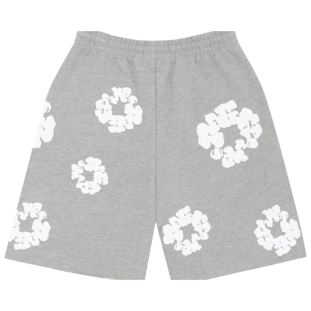 Denim Tears The Cotton Wreath Shorts Gray