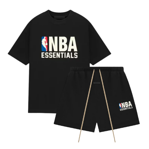 Fear of God Essentials NBA Black White Summer Set