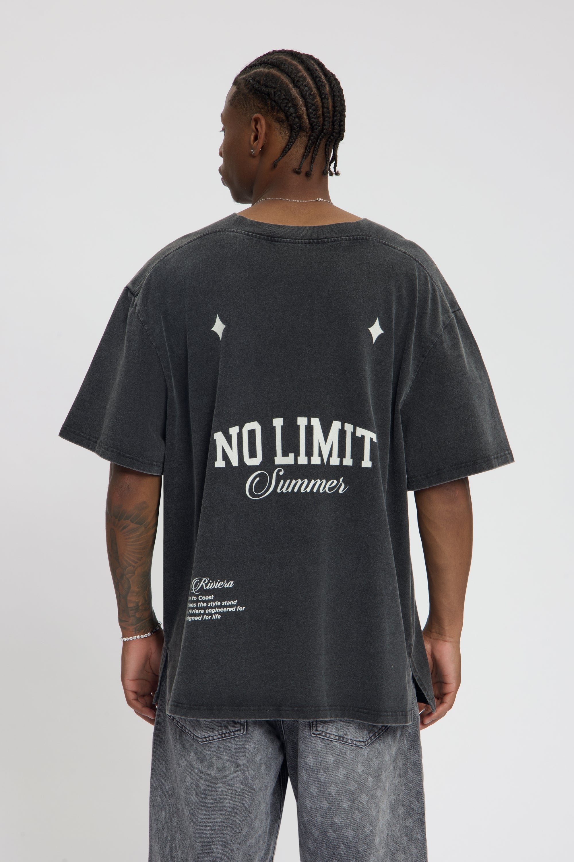 The Ibiza White/Black Tee
