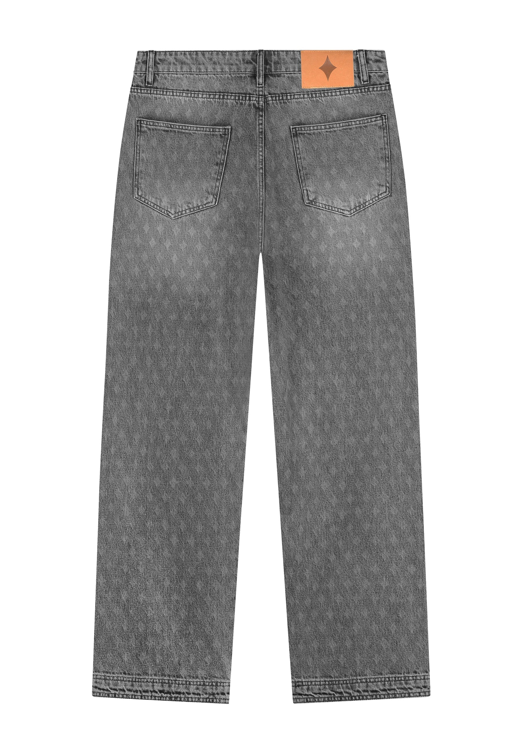 Nomogram Pants Denim Washed Grey