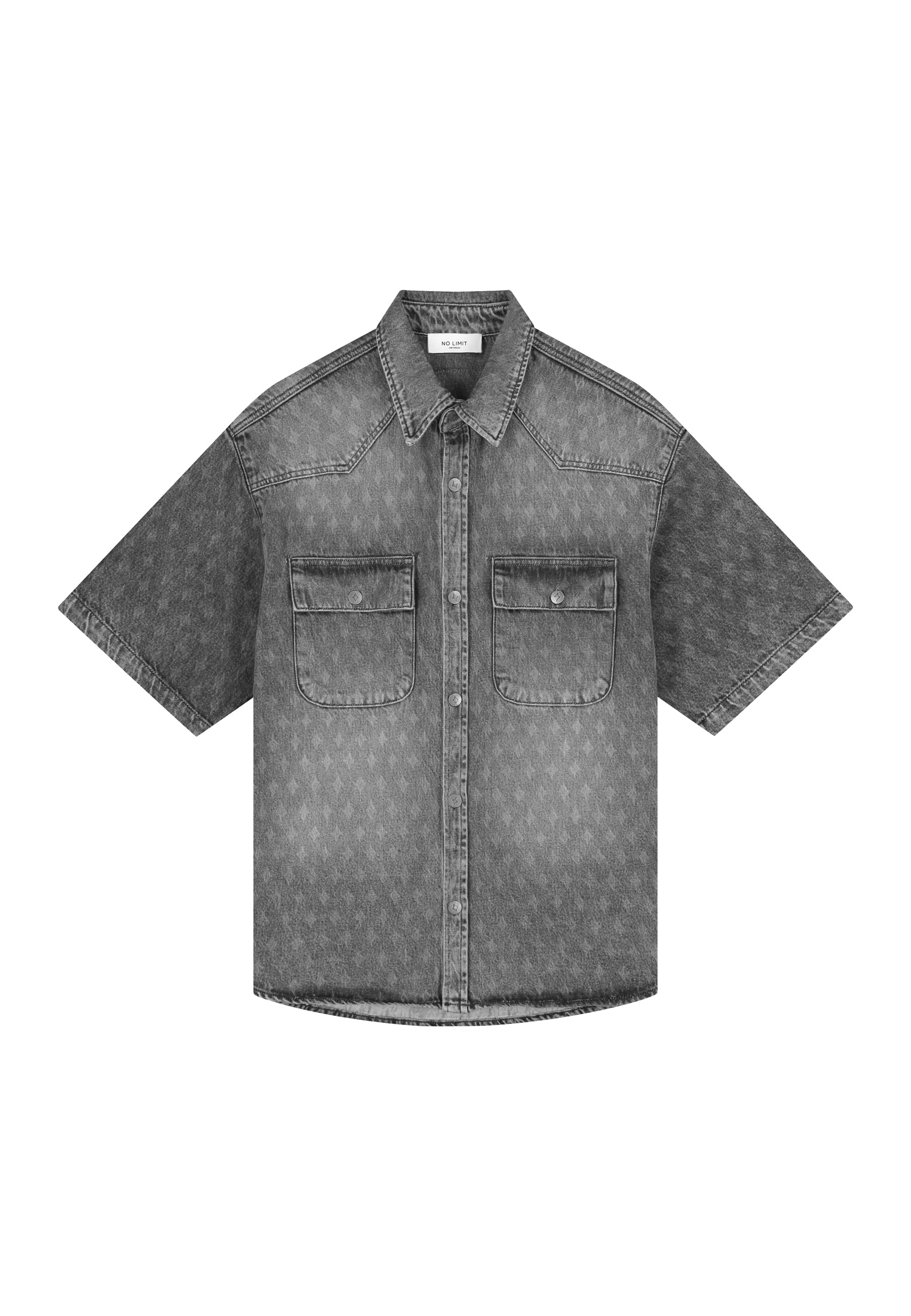 Nomogram Shirt Denim Washed Grey