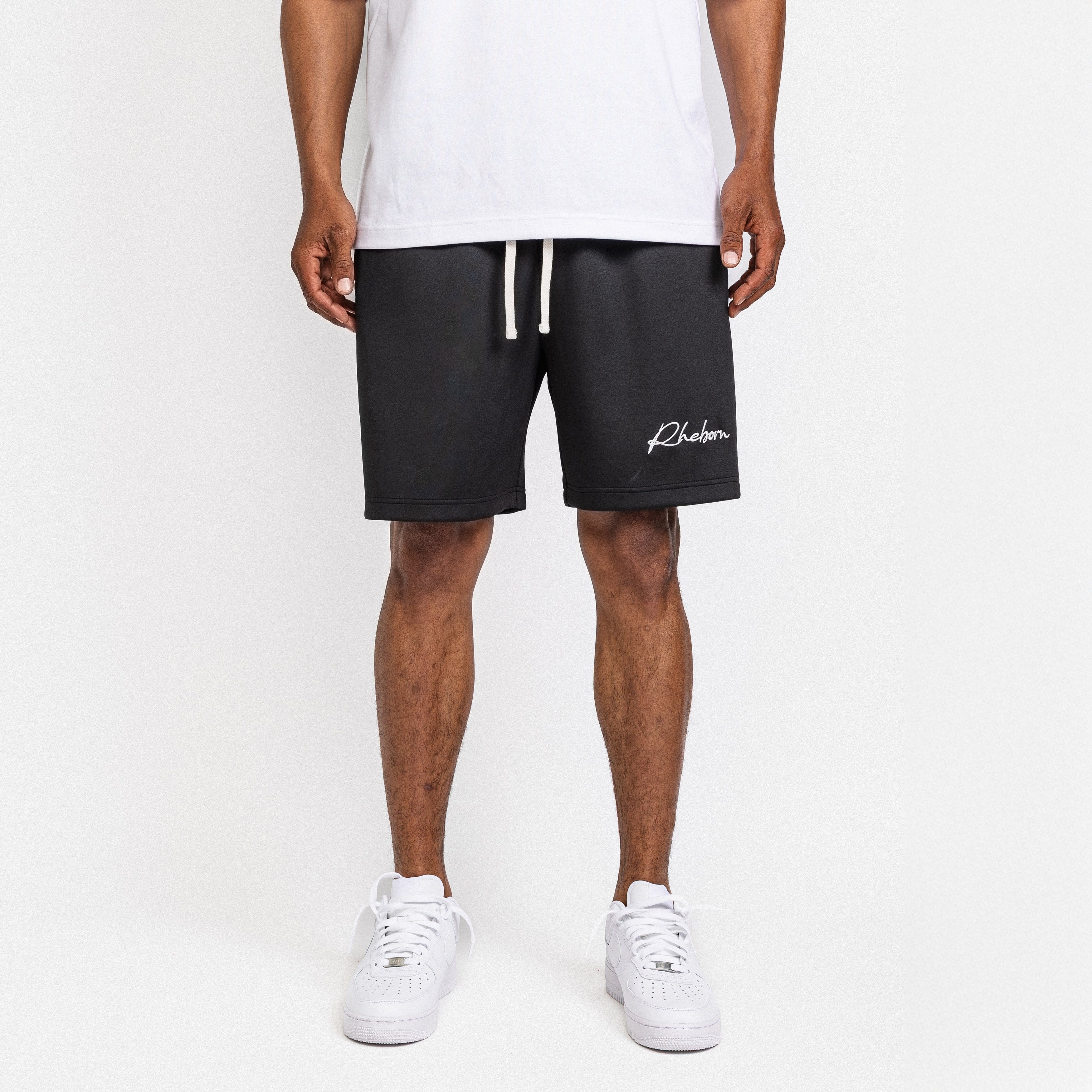 Handwritten Logo Short Black