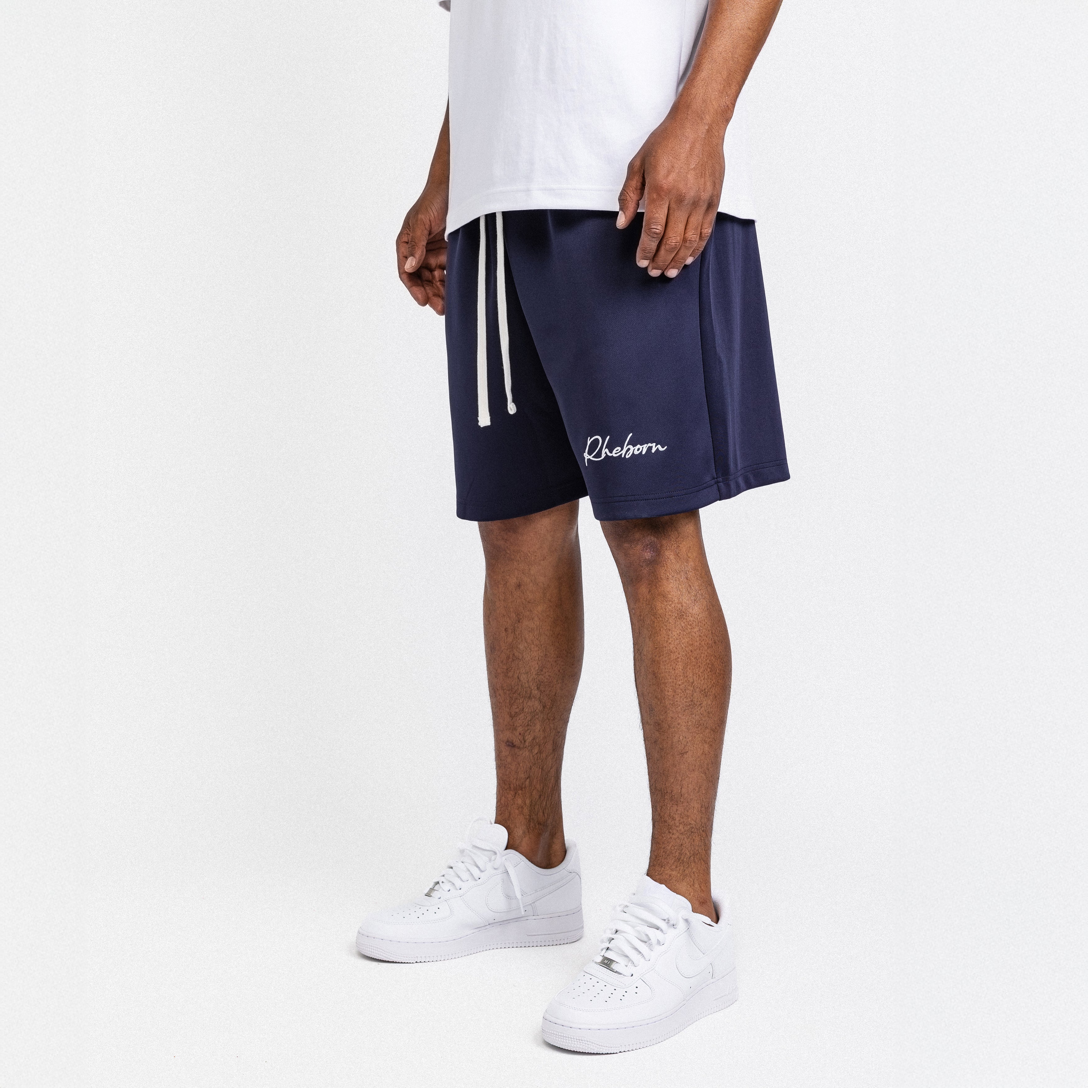 Handwritten Logo Short Navy