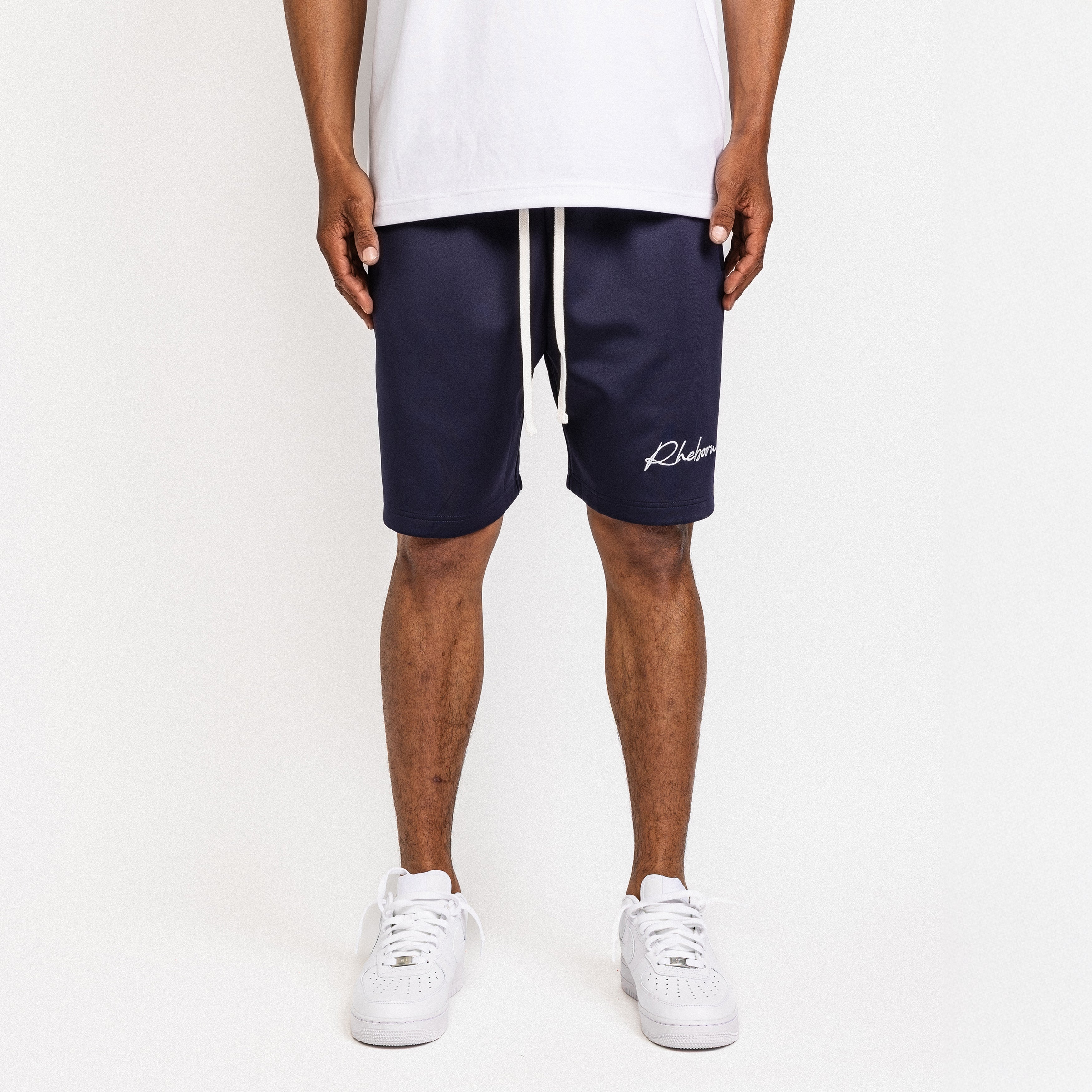 Handwritten Logo Short Navy