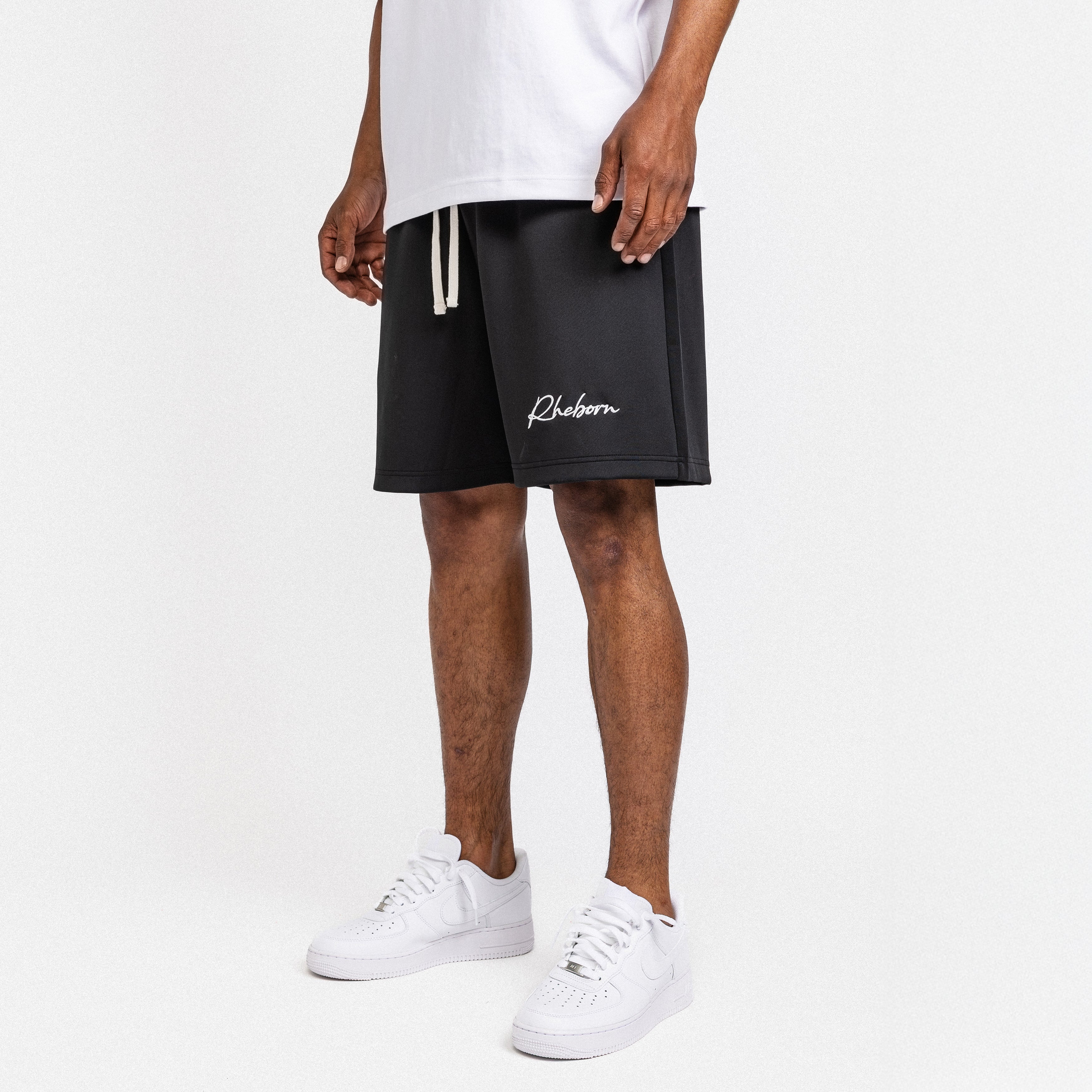 Handwritten Logo Short Black