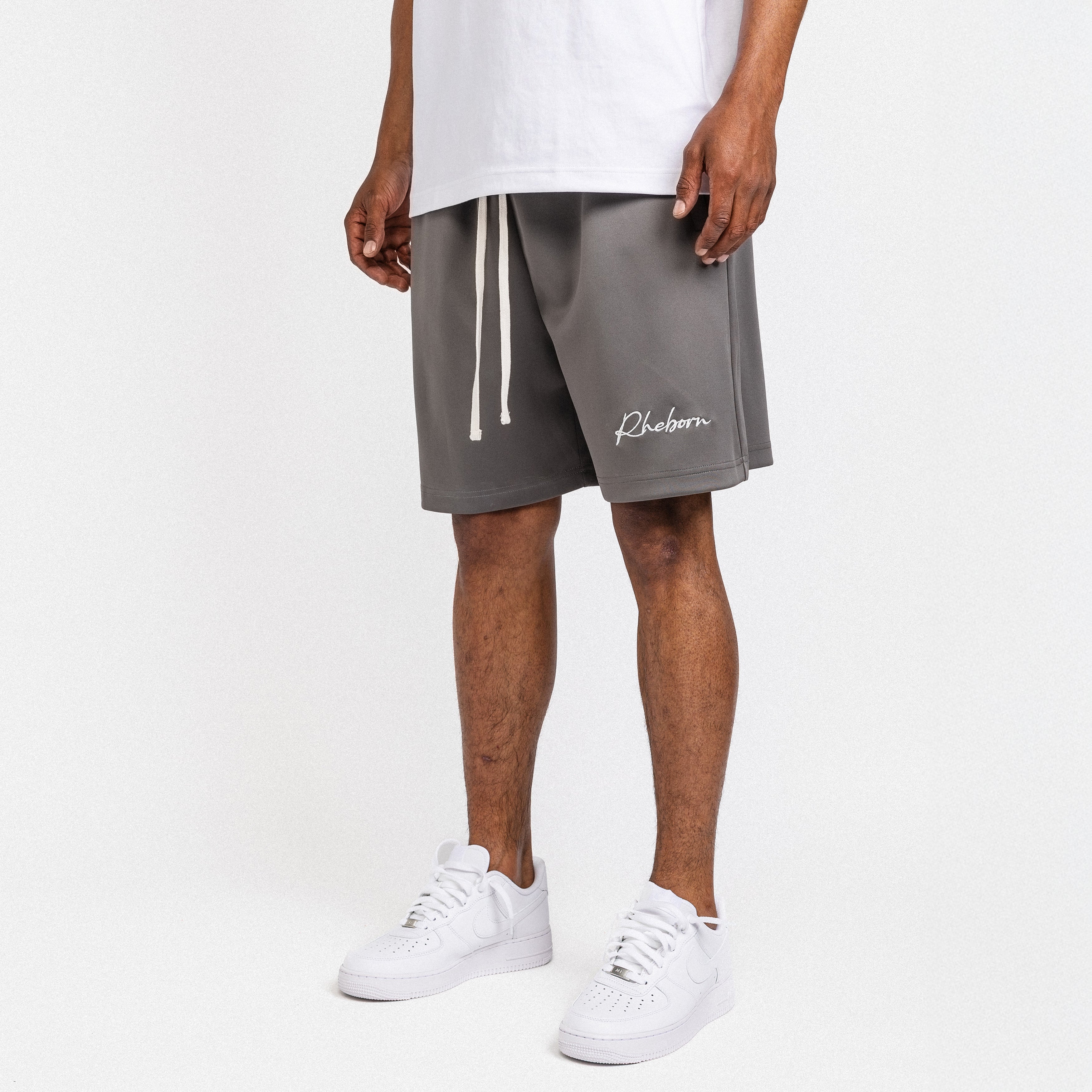Handwritten Logo Short Dark Grey