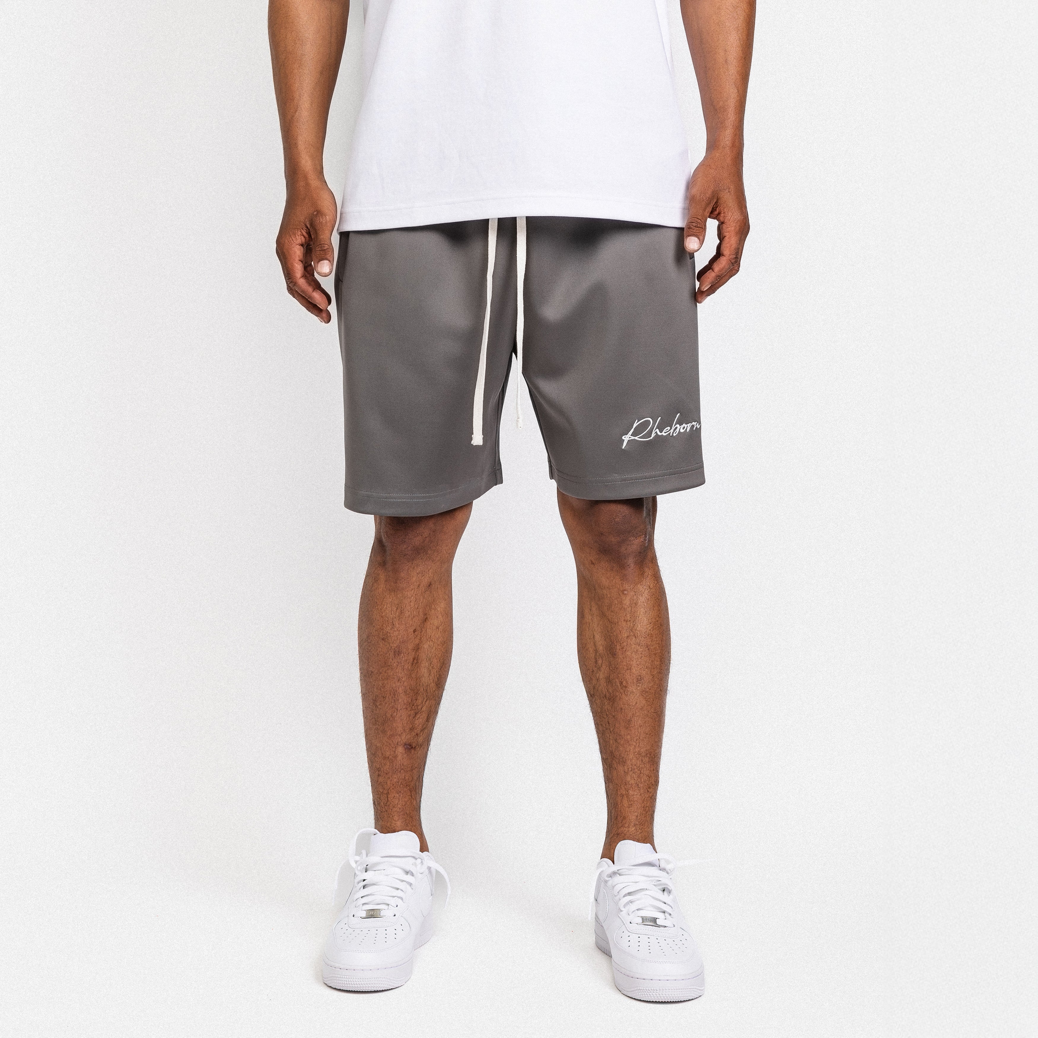 Handwritten Logo Short Dark Grey
