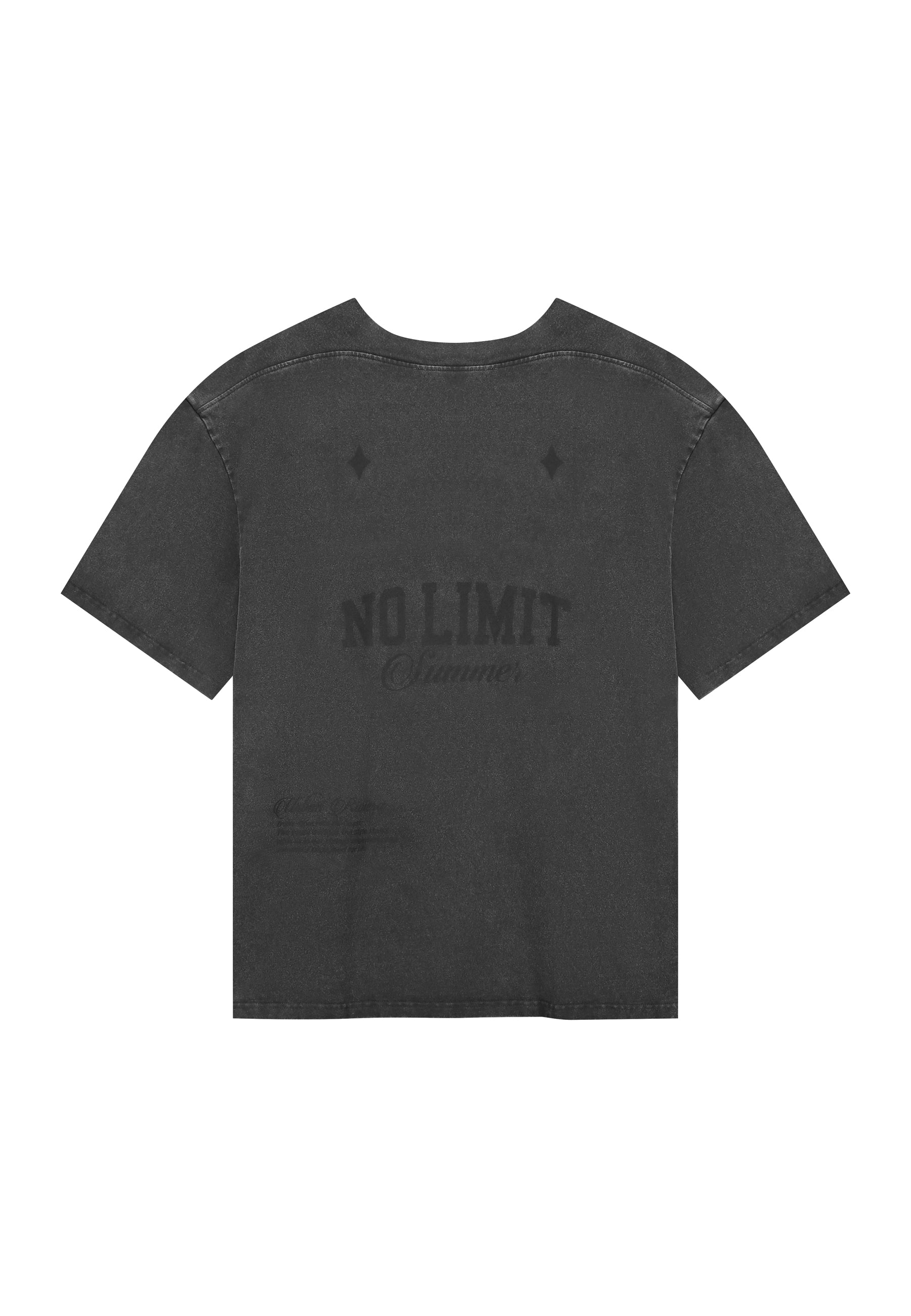 The Ibiza Grey/Black Tee
